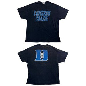 Vintage Duke University Blue Devils T-Shirt “Cameron Crazie” Size 2XL Basketball